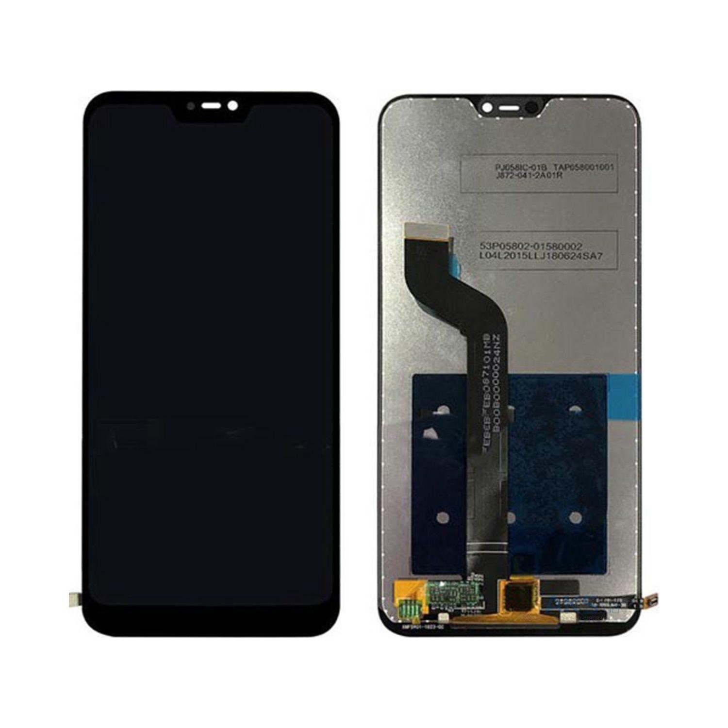Mi A2 Lite Uyumlu Dokunmatik Ekran (Siyah)