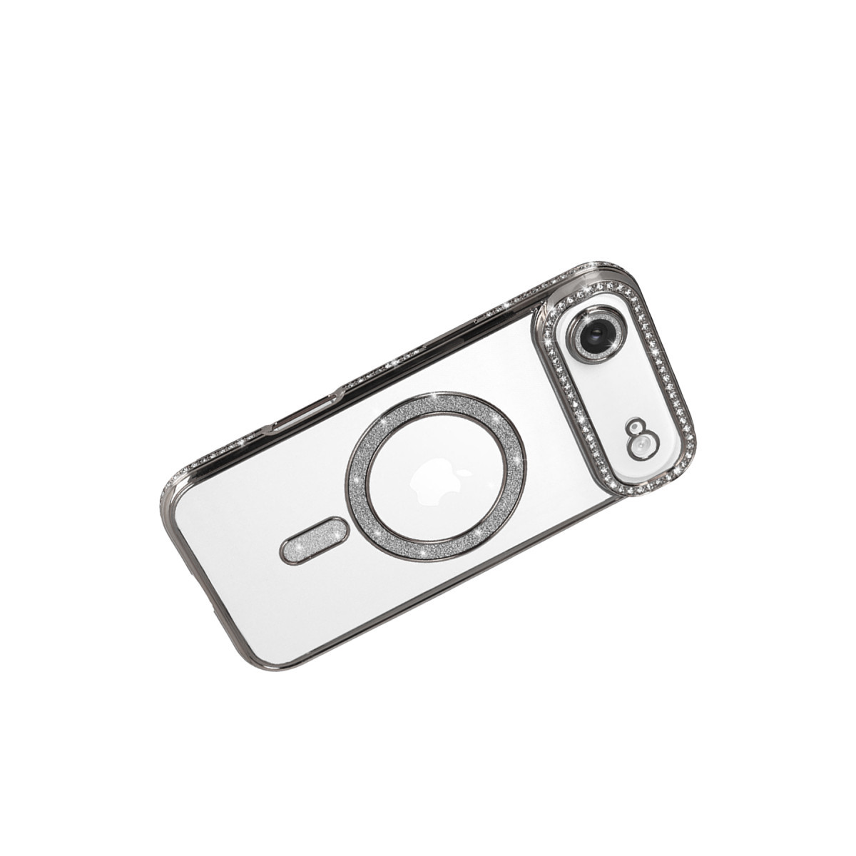 iPhone 17 Air Joke Simli Magneticsafe Kılıf - Gümüş — görsel 4