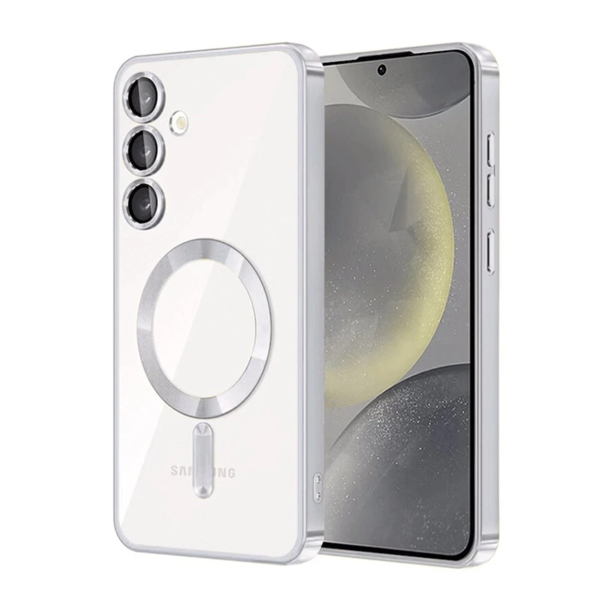 Galaxy A16 5G Kross Magneticsafe Kapak - Gümüş