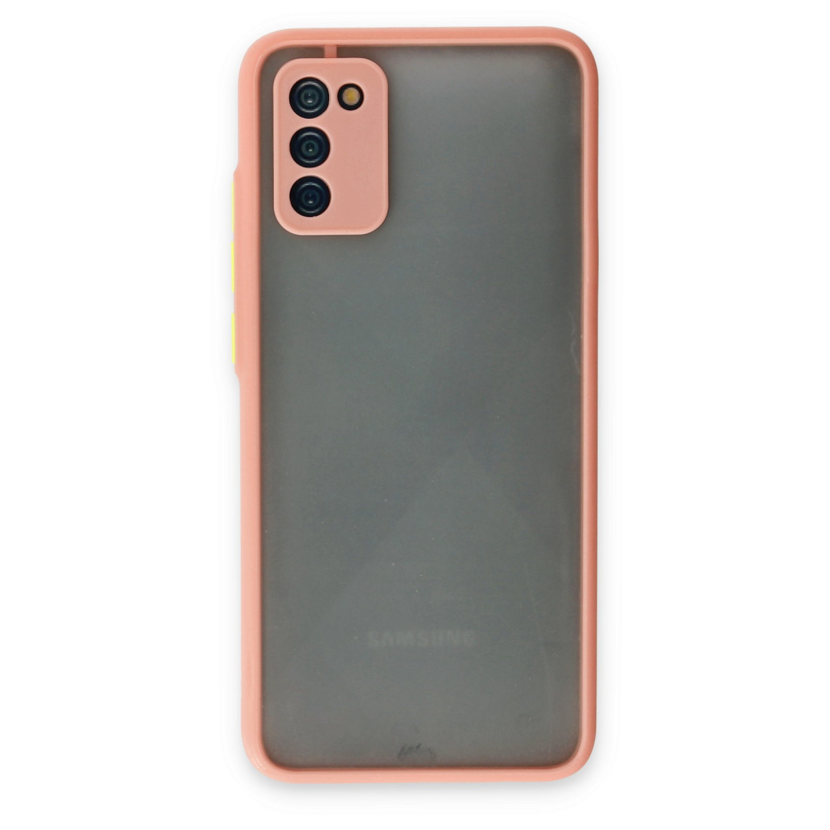 Galaxy A02S Kılıf Montreal Silikon Kapak - Pembe