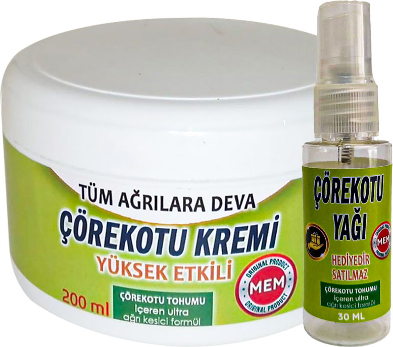 Playboy Çörek Otlu Bakım Kremi CRK:005 200 ml Green Box Relax  Büyük Boy ile Yanında 30 ml Çörek Otu Yağı