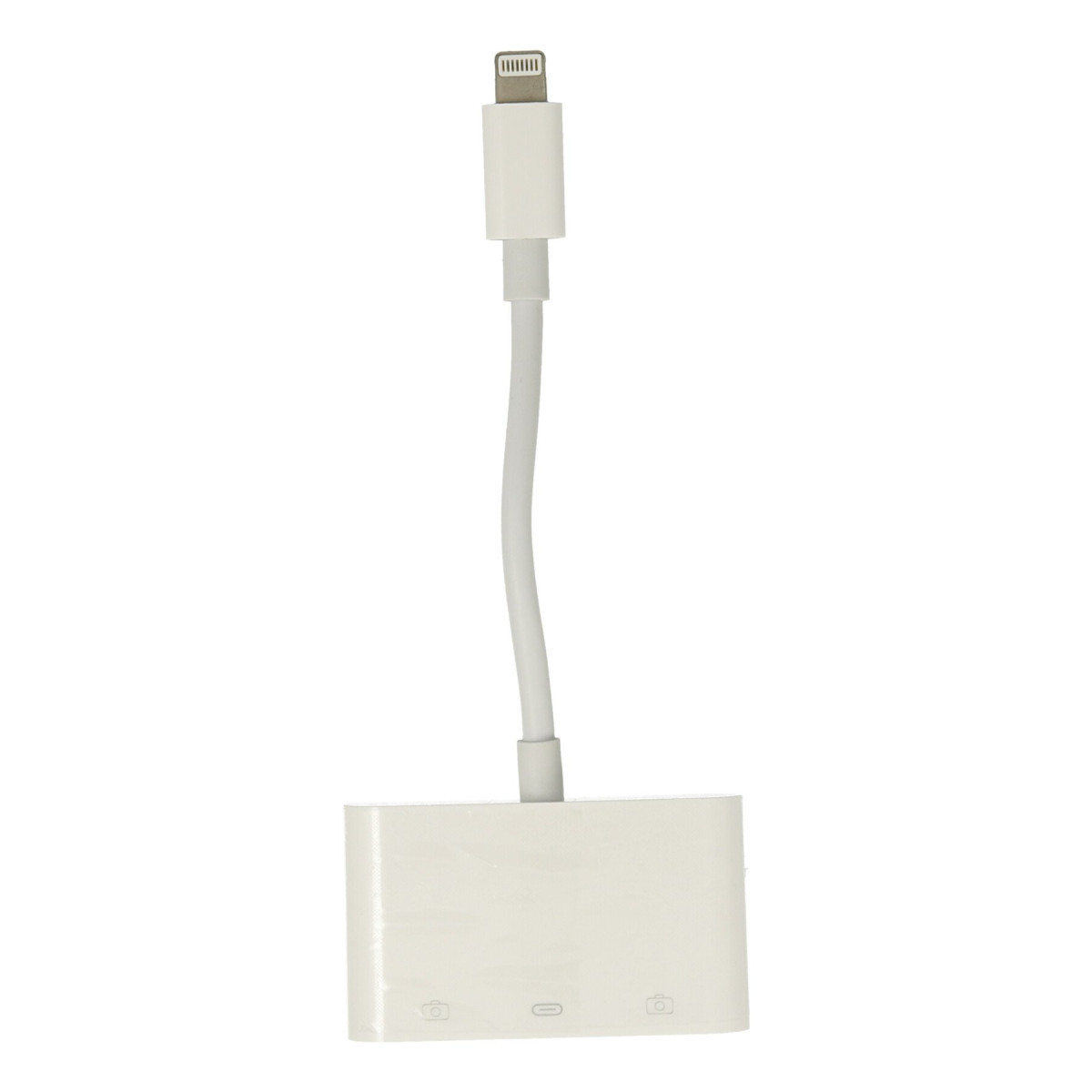 APR23 Iphone Otg 3in1 - Beyaz