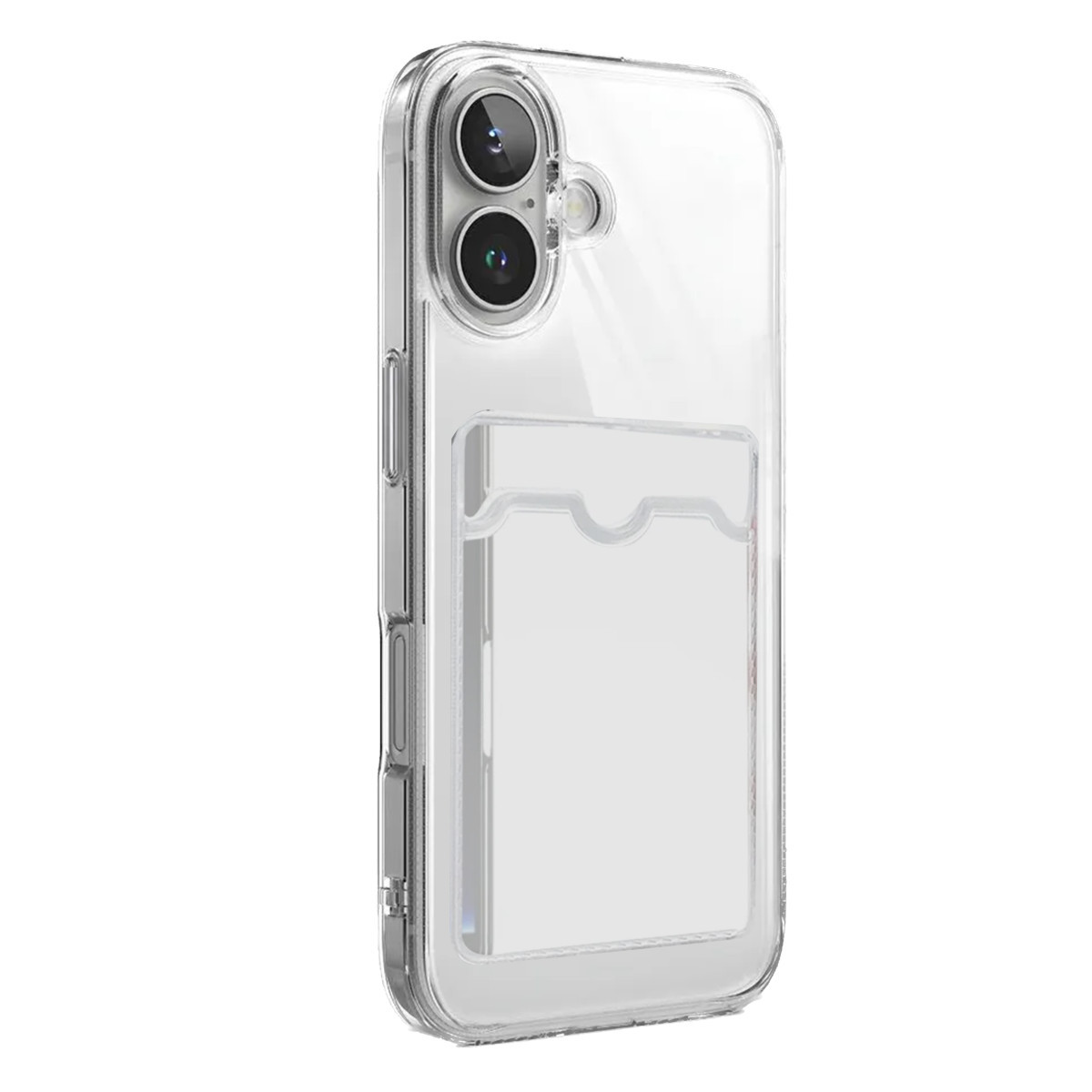 iPhone 17 Kart Şeffaf Silikon - Şeffaf