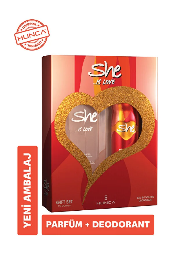 Parfüm Seti & İs Love Edt Kadın 50ml + Deodorant Sprey İs Love Kadın 150ml
