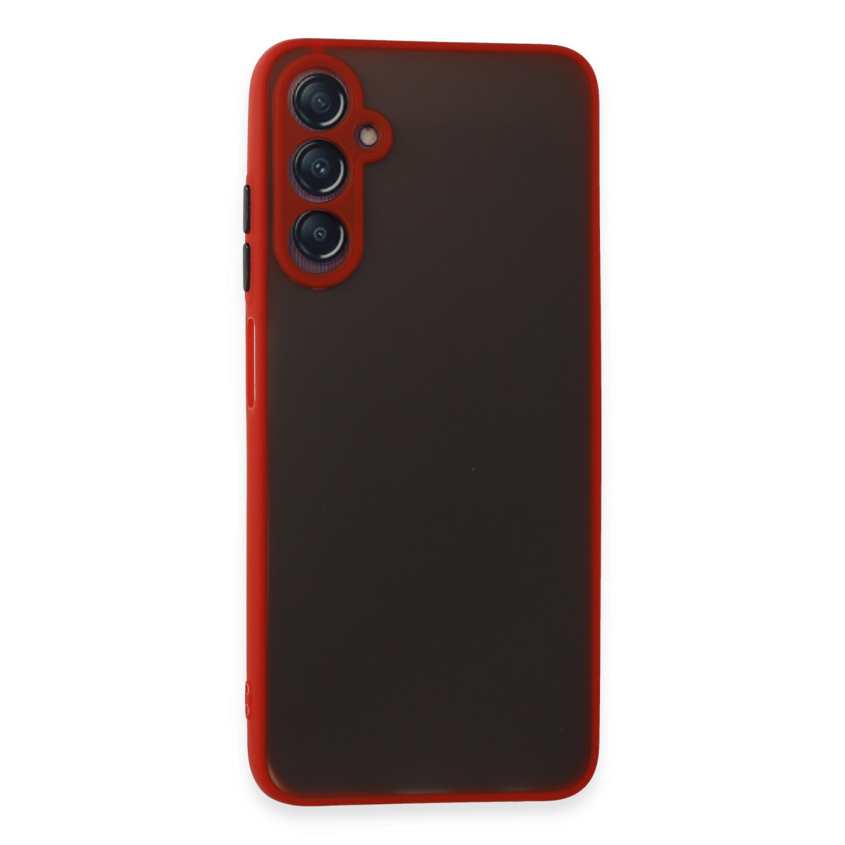 Galaxy A05S Kılıf Montreal Silikon Kapak - Kırmızı
