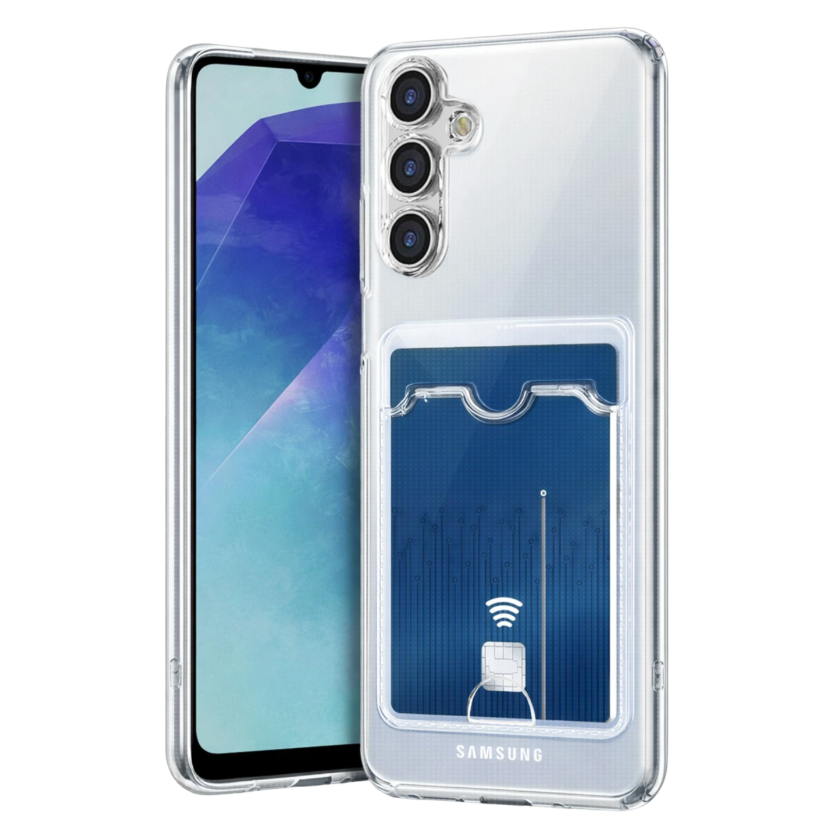 Galaxy A57 5G Kart Şeffaf Silikon - Şeffaf