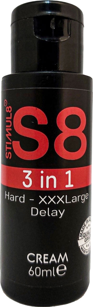 Stımul8 (S8) Erkeğe Özeı 3 Ettki Birden Kremi 60 ml 3 Adet 3in1 Krem