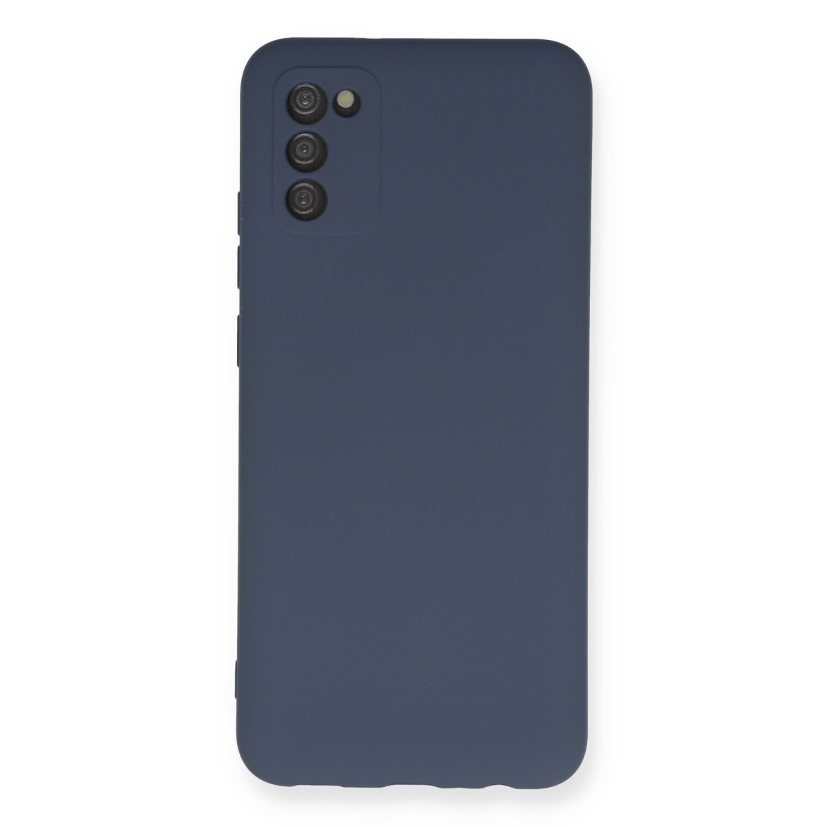 Galaxy A03S Kılıf Nano içi Kadife Silikon - Gri