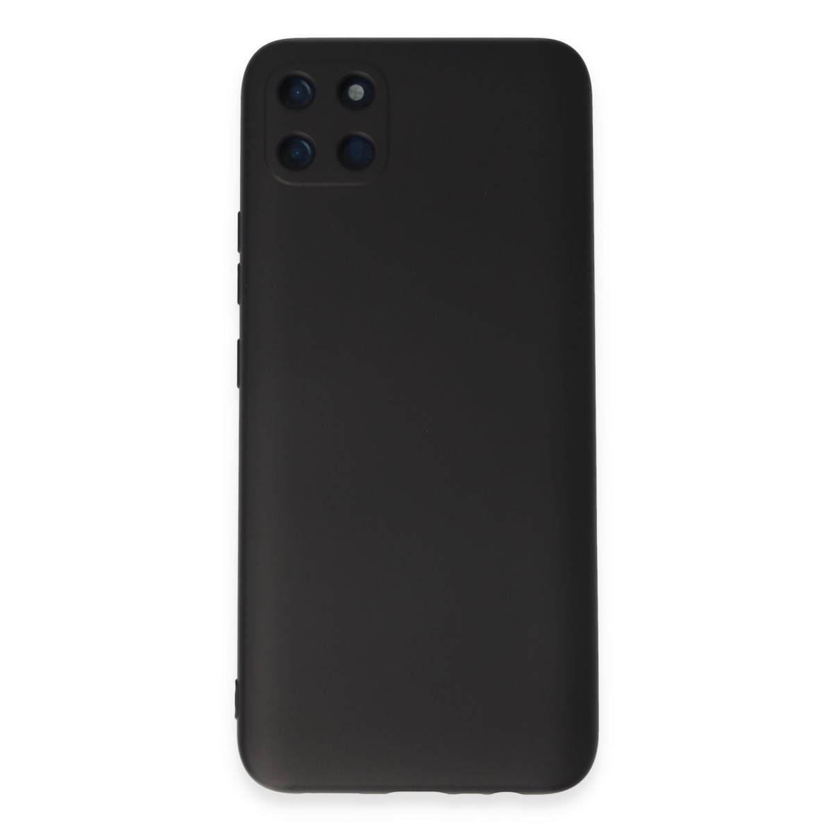 Realme C11 Kılıf Nano içi Kadife Silikon - Siyah