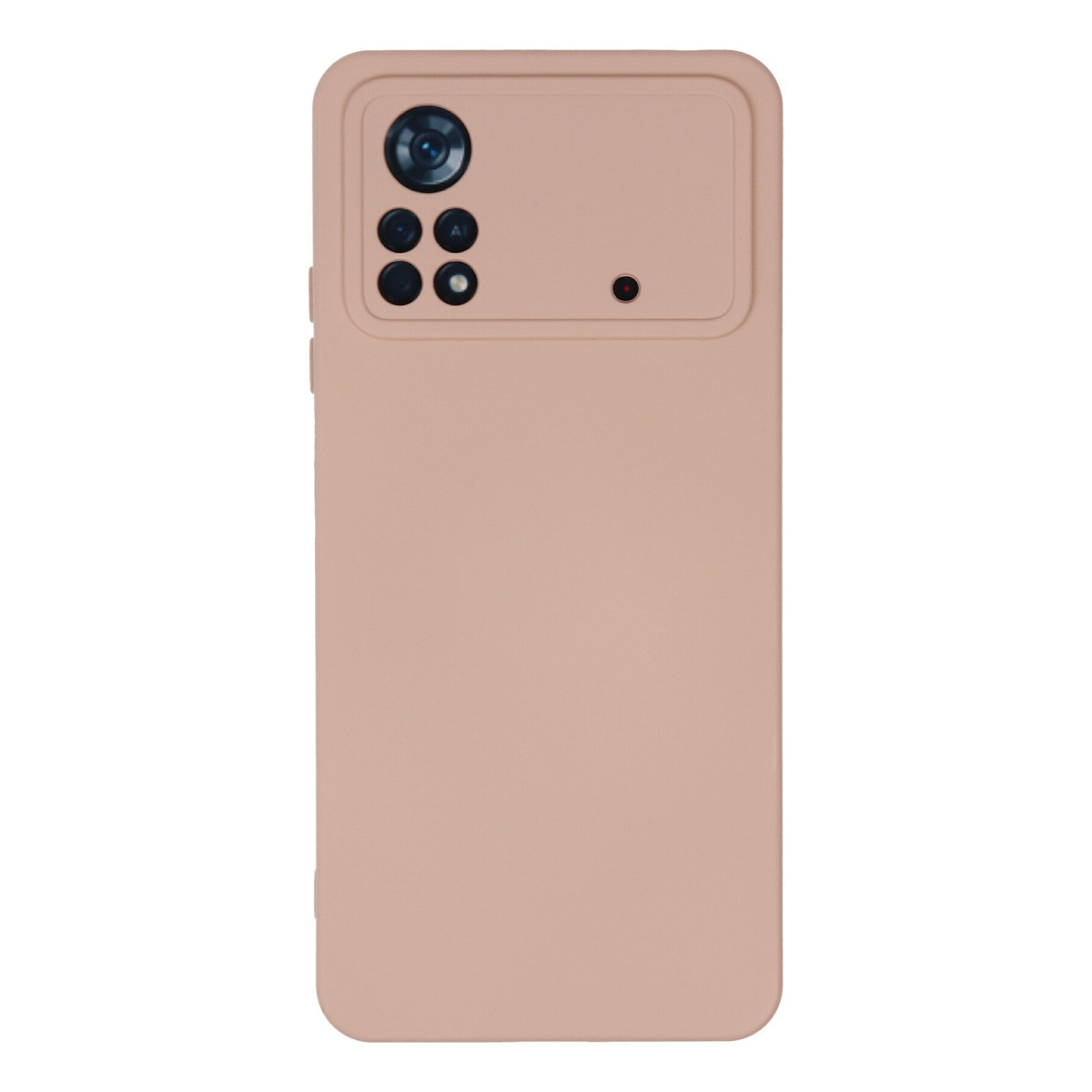 Poco X4 Pro 5G Kılıf Nano içi Kadife Silikon - Pudra