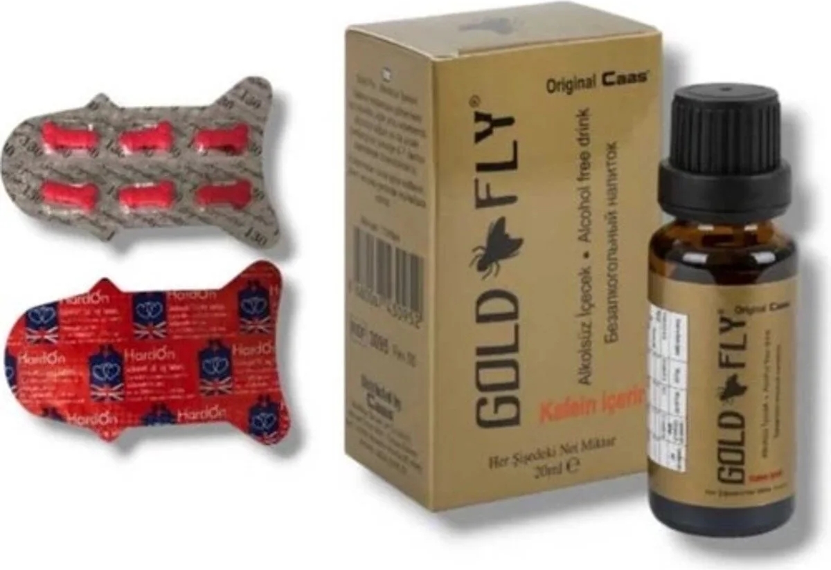 Süper Caas Gold Fly 20 ml Kadınlara Özel Damla Seti