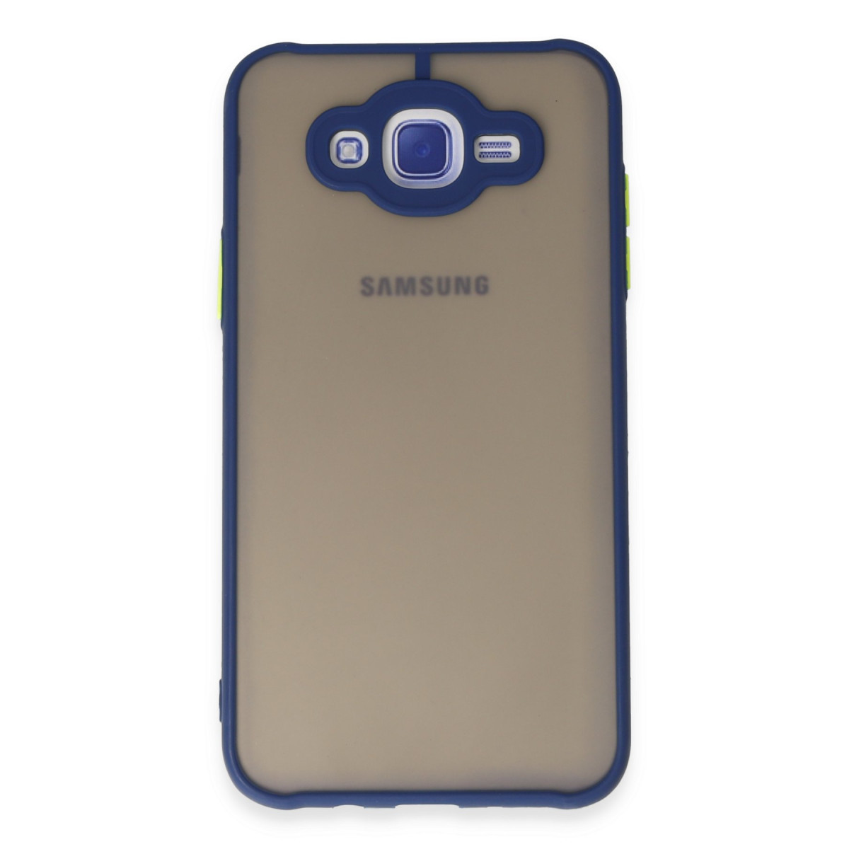 Galaxy J7 Kılıf Montreal Silikon Kapak - Lacivert