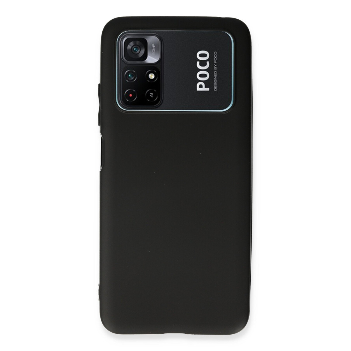 Poco M4 Pro 4G Kılıf First Silikon - Siyah