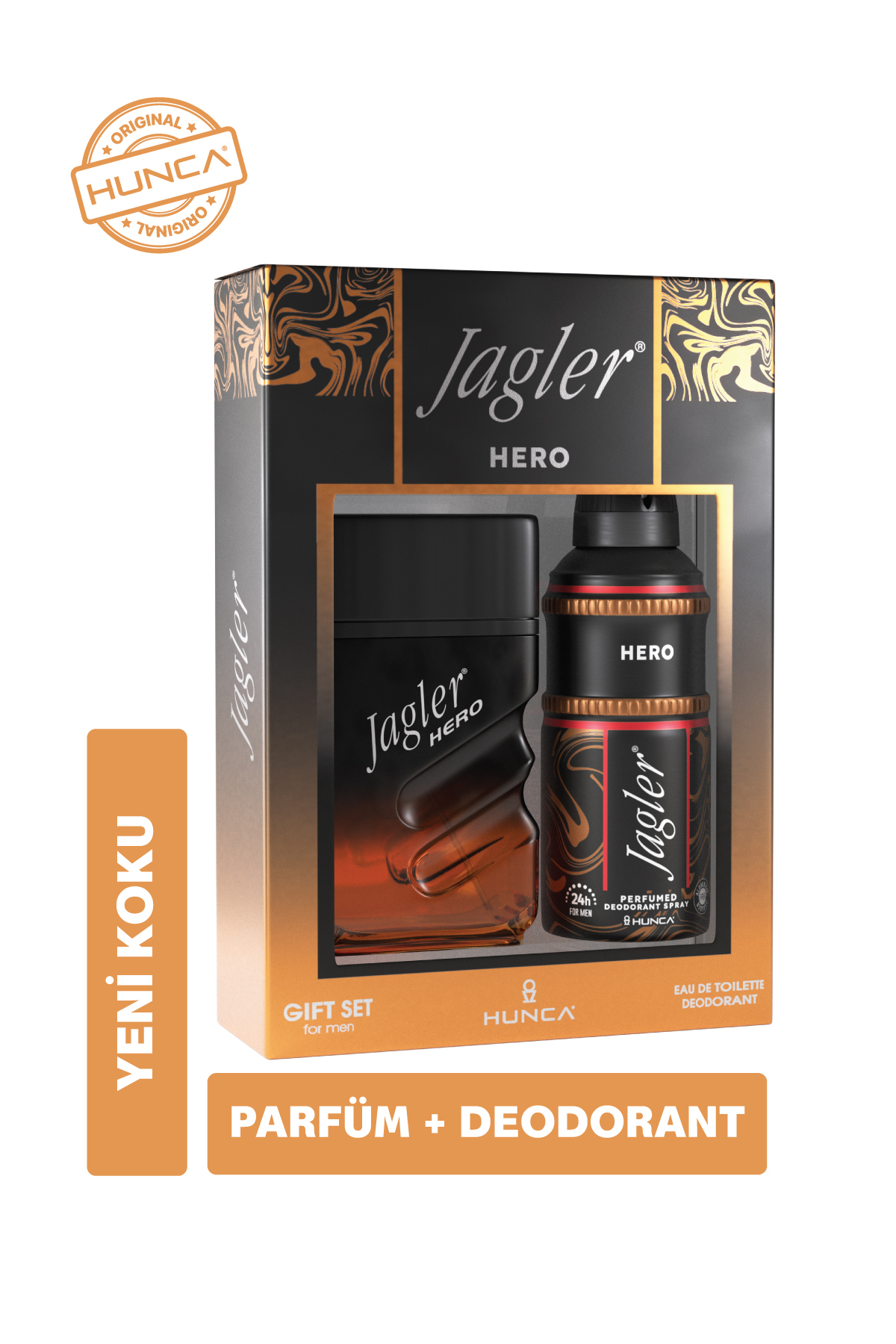 Parfüm Edt Hero Erkek 90ML + Deodorant Sprey Hero Erkek 150ML Kofre