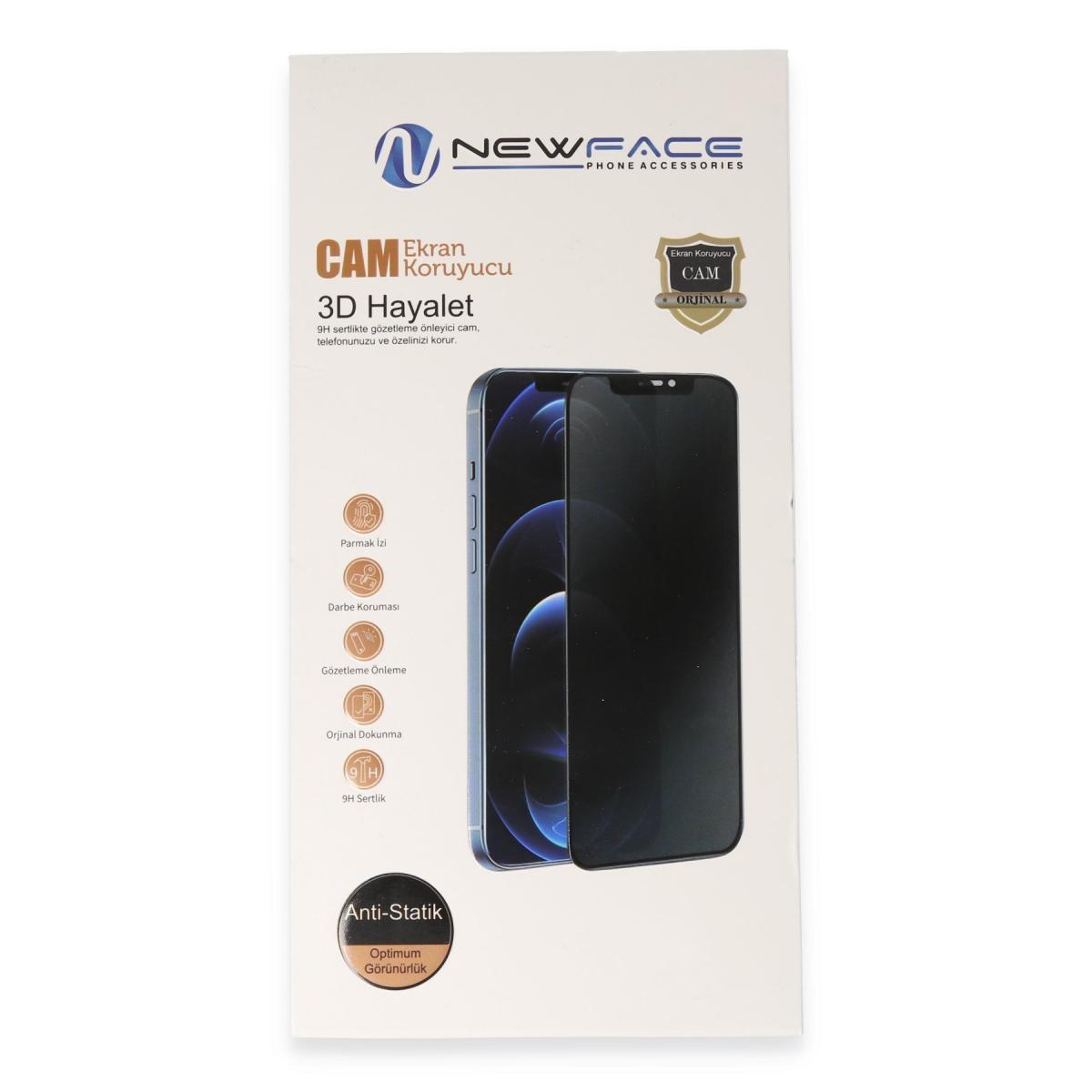 Redmi Note 15 Pro 5G 3D Antistatik Hayalet Cam Ekran Koruyucu - Siyah