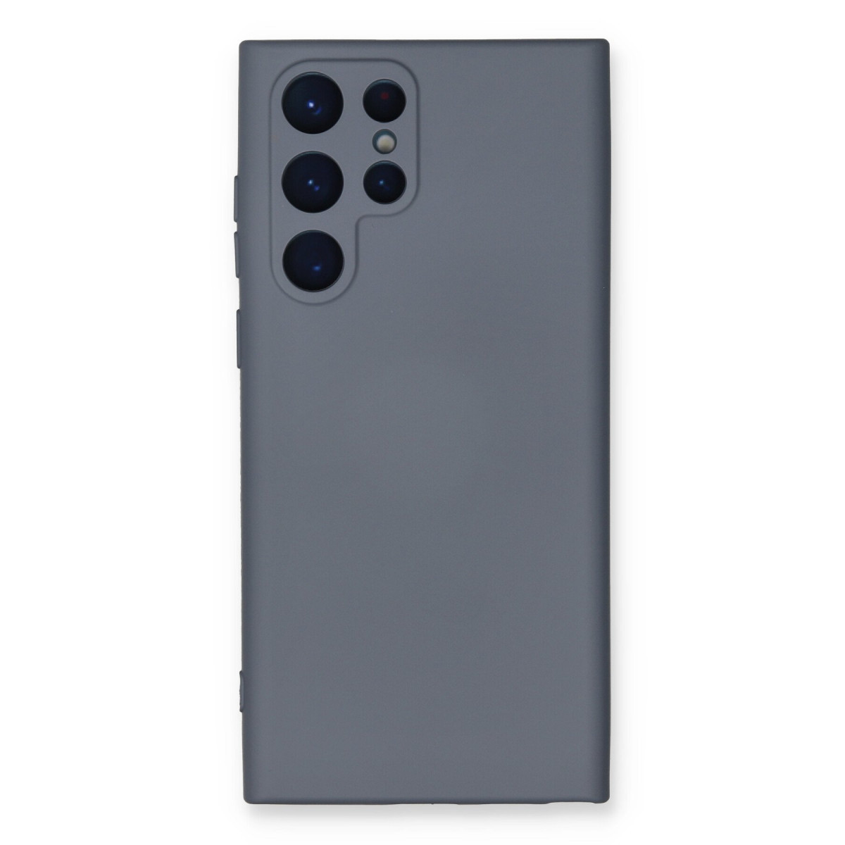 Galaxy S23 Ultra Kılıf Nano içi Kadife Silikon - Gri