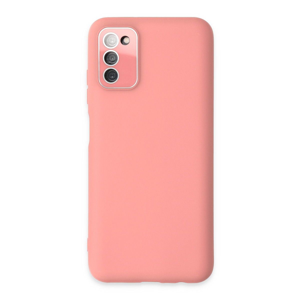 Galaxy A03S Kılıf Lansman Glass Kapak - Pembe