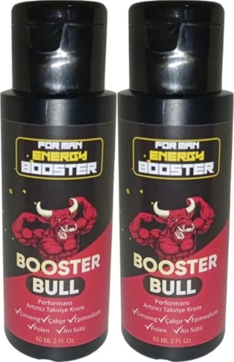 Booster Bull 2 Tane Erkeklere Özel Krem 60 ml - 2 Adet 60 ml