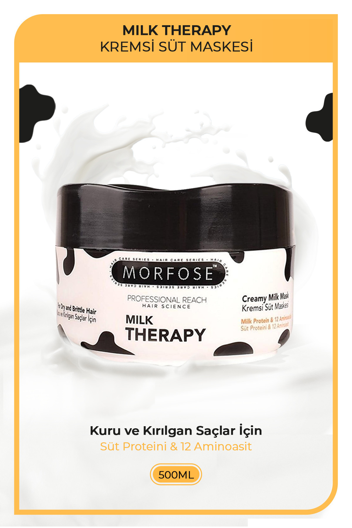 Milk Therapy Saç Maskesi 500 Ml - Besleyici, Koruyucu Etki