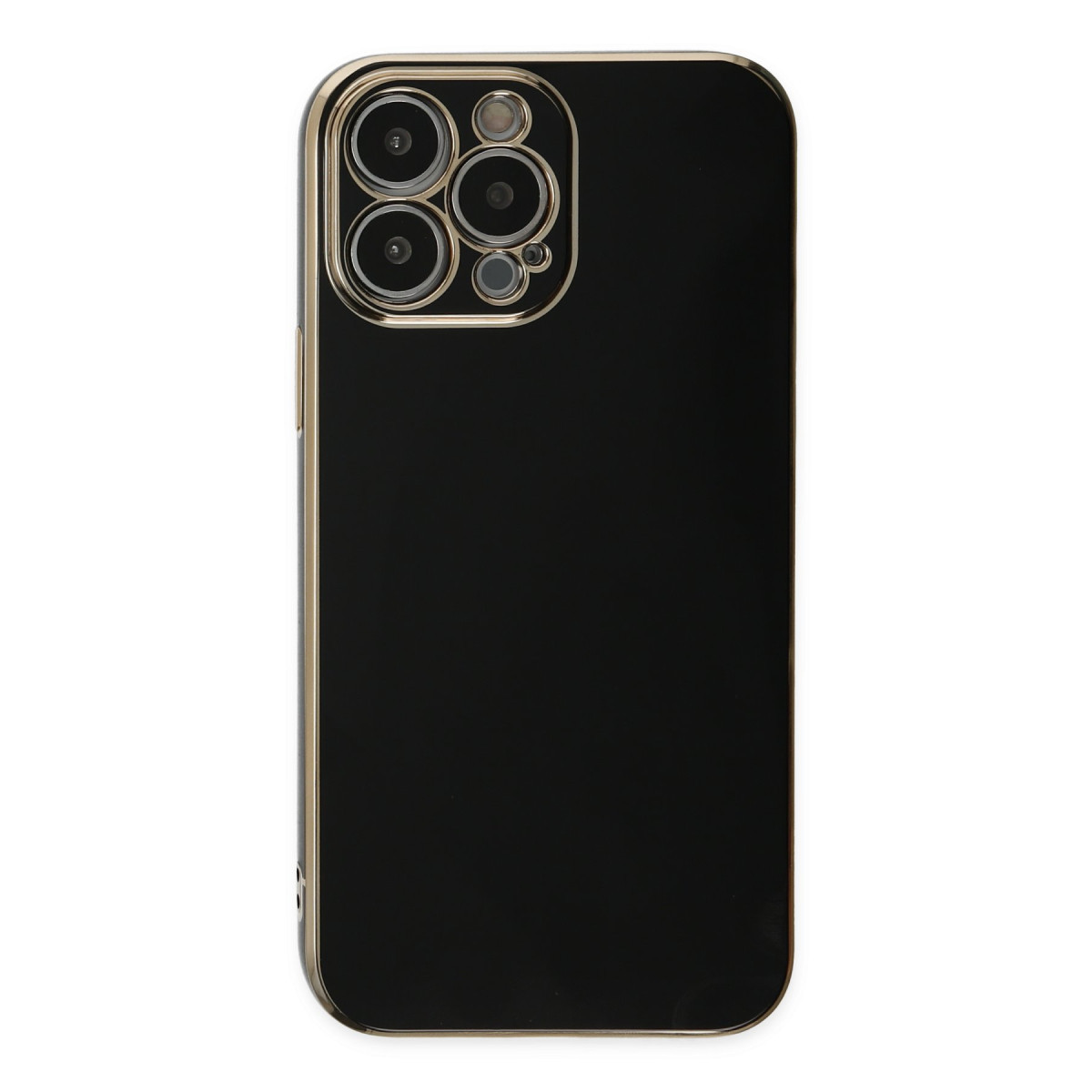 iPhone 15 Pro Max Kılıf Volet Silikon - Siyah