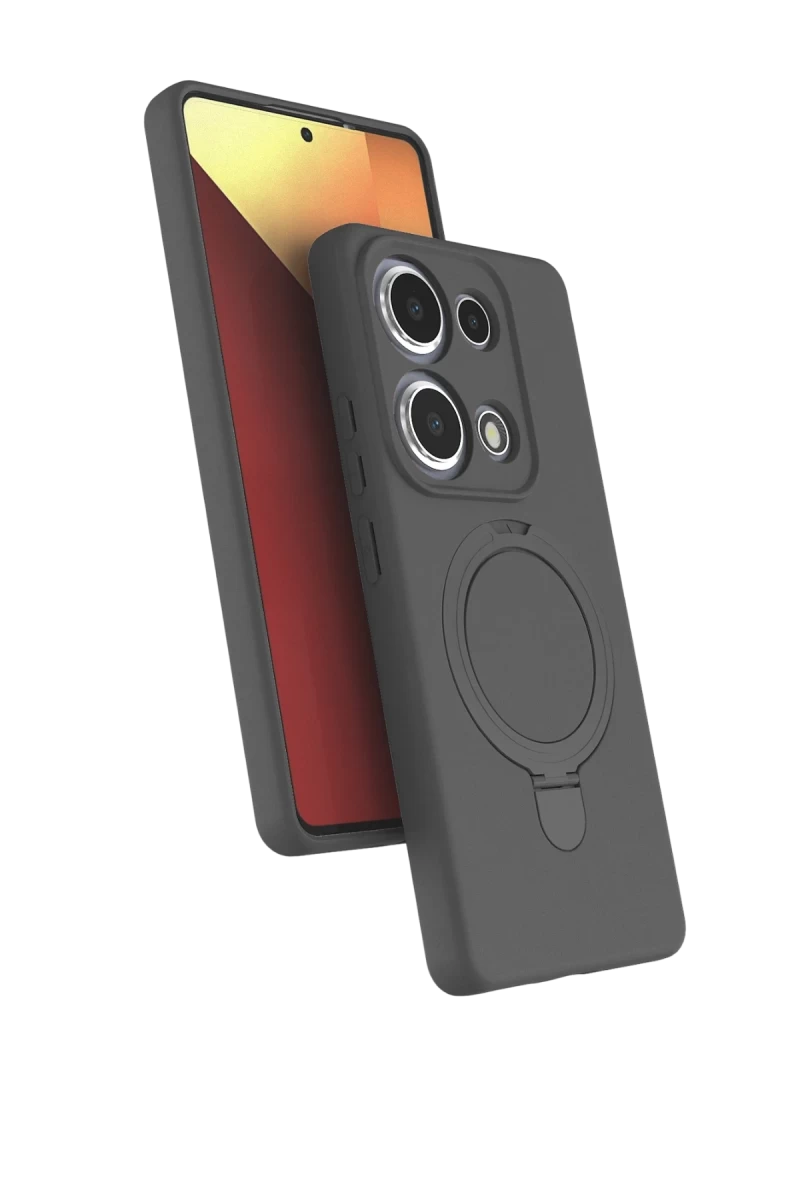 Xiaomi Redmi Note 13 Pro 4G Uyumlu Regal Magsafe Standlı Kapak - Titan Gri