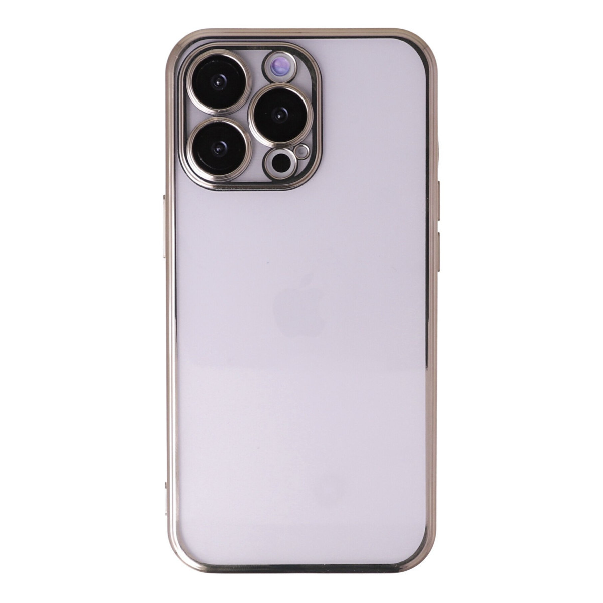 iPhone 14 Pro Max Kılıf Razer Lensli Silikon - Gold