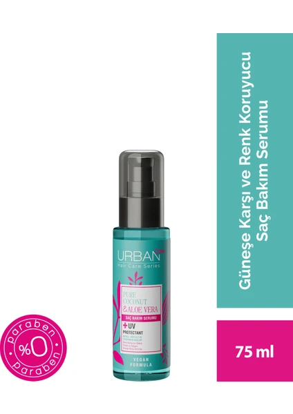 Saç Bakım Serumu & Pure Coconut Ve Aloe Vera Boyalı Saçlara Özel Renk Koruyucu 75ml
