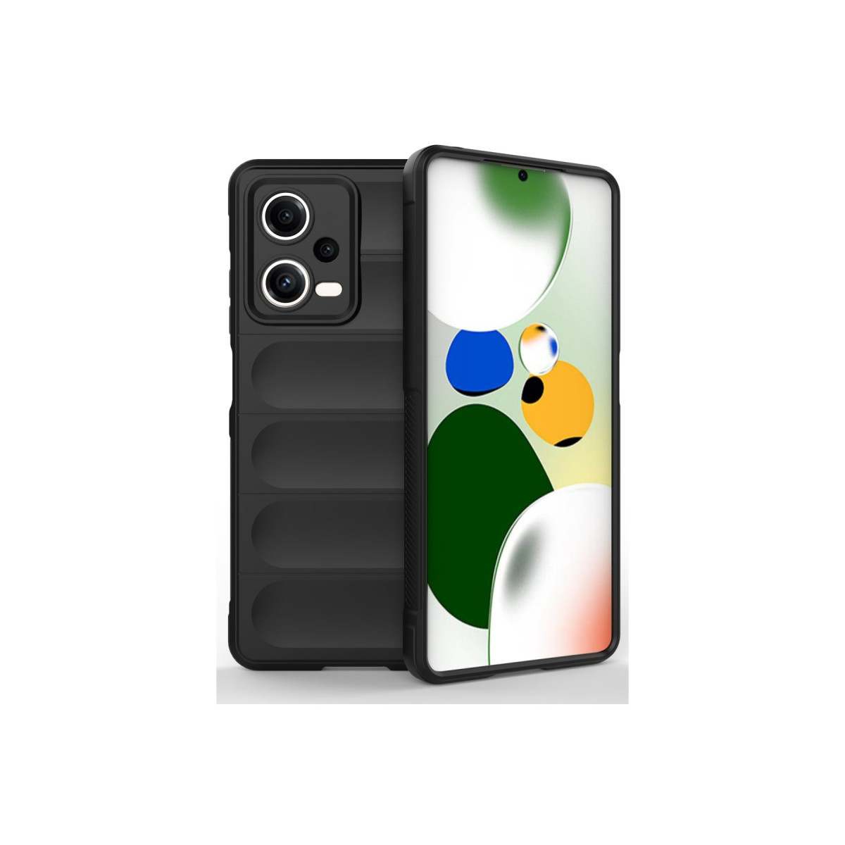 Poco X5 5G Kılıf Optimum Silikon - Siyah