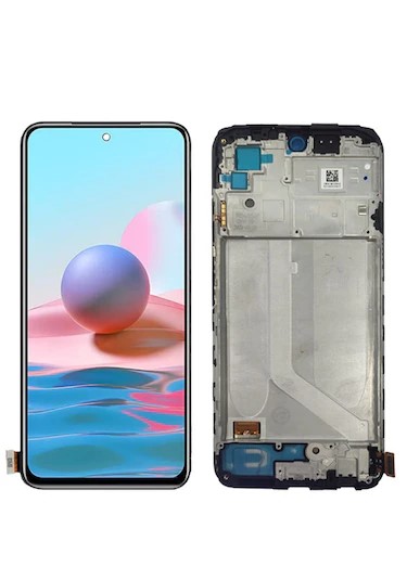 Redmi Note 10 4G Uyumlu Lcd Ekran Dokunmatik (Çıtalı)