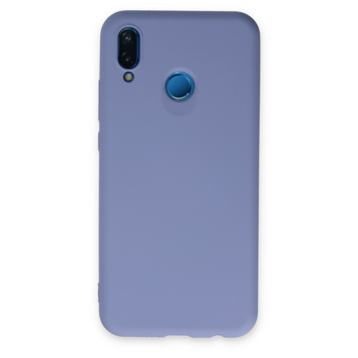P20 Lite Kılıf Nano içi Kadife Silikon - Lila