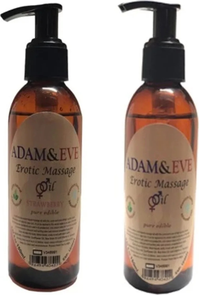 Süper Hintohu Rekze Erkeklere Kadınlara Çilek Vanilya Aromalı Masaj Yağı Massage Oil 125ML