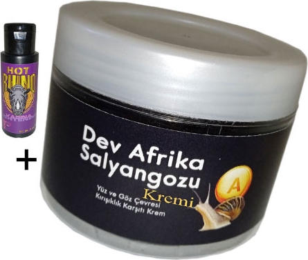 Giant Yàşlanma Karşıtı Salyangozkremi 100ML Dev Afrikasalyangozu + Hotrhino Vajinaşekillendirici Krem 60 ml