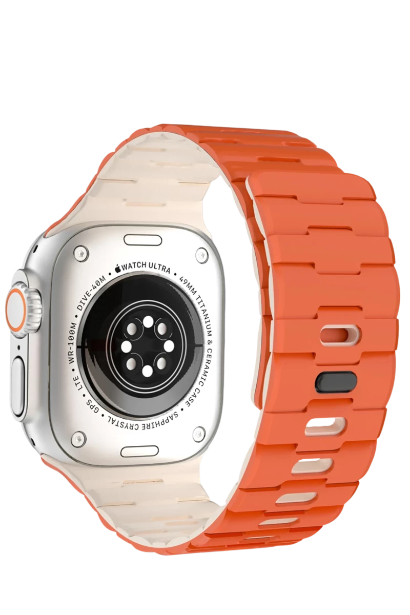 Apple Watch Ultra 49mm Uyumlu Wowen Kordon - Turuncu