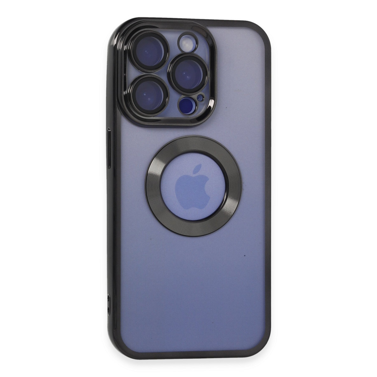 iPhone 15 Pro Max Kılıf Slot Silikon - Siyah