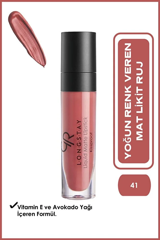 Longstay Liquid Matte Lipstick No41- Likit Mat Ruj