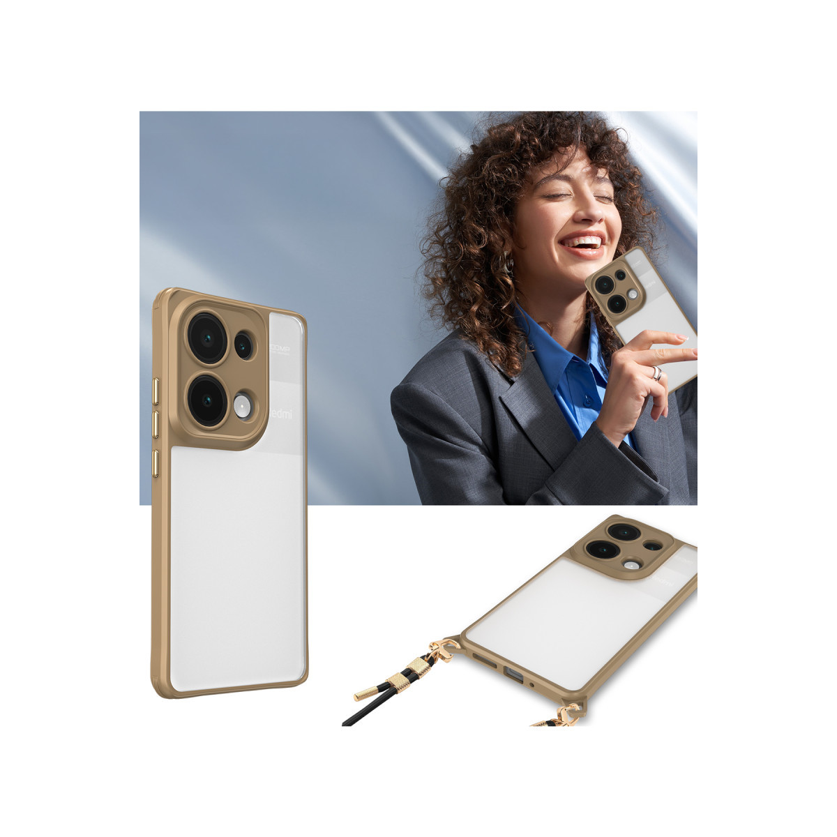 Redmi Note 13 Pro 4G Kılıf Penta Silikon Kılıf - Lacivert — görsel 3