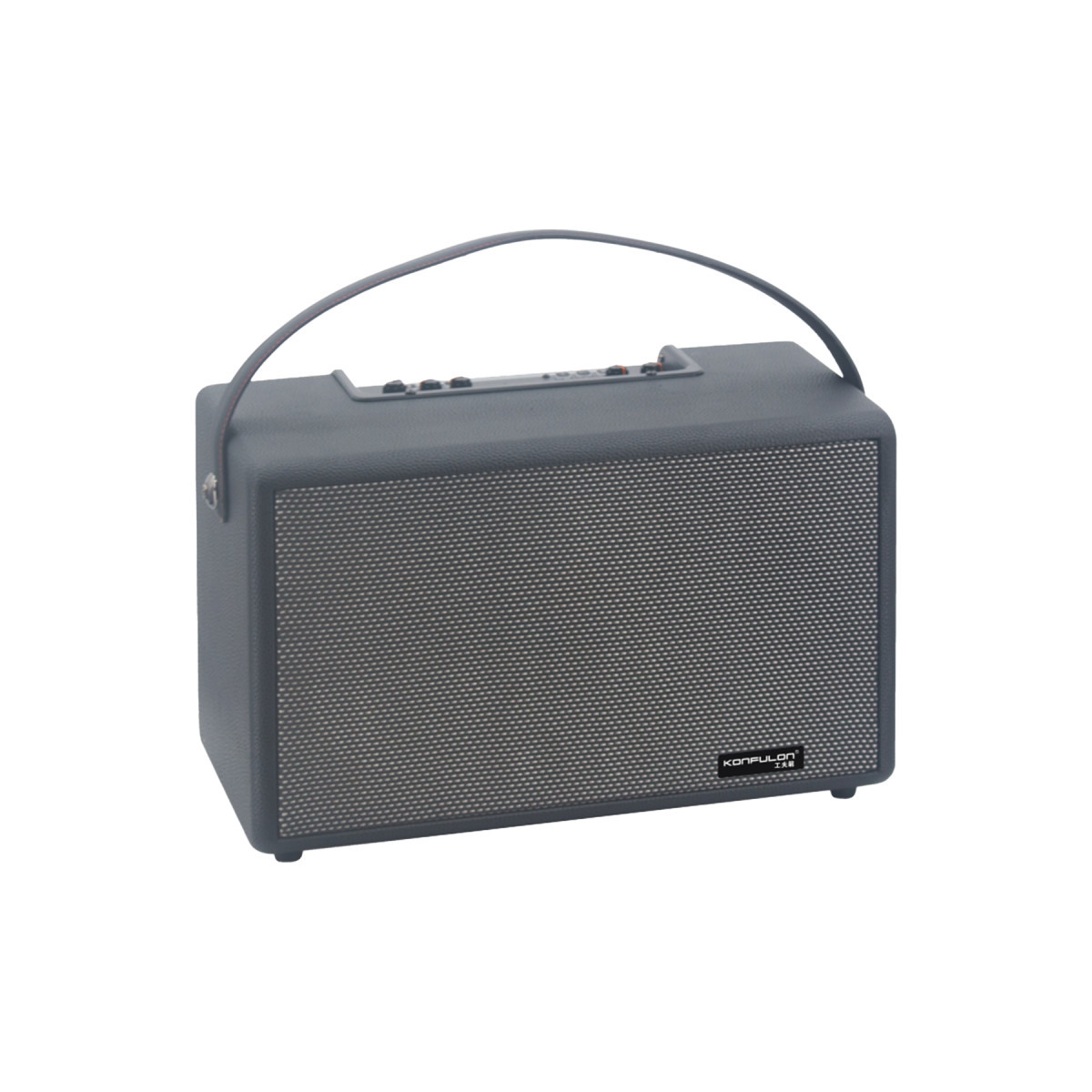 F32 2x50W Sürücülü 2 Adet Mikrofonlu BT 5.2 Kablosuz Hoparlör - Siyah