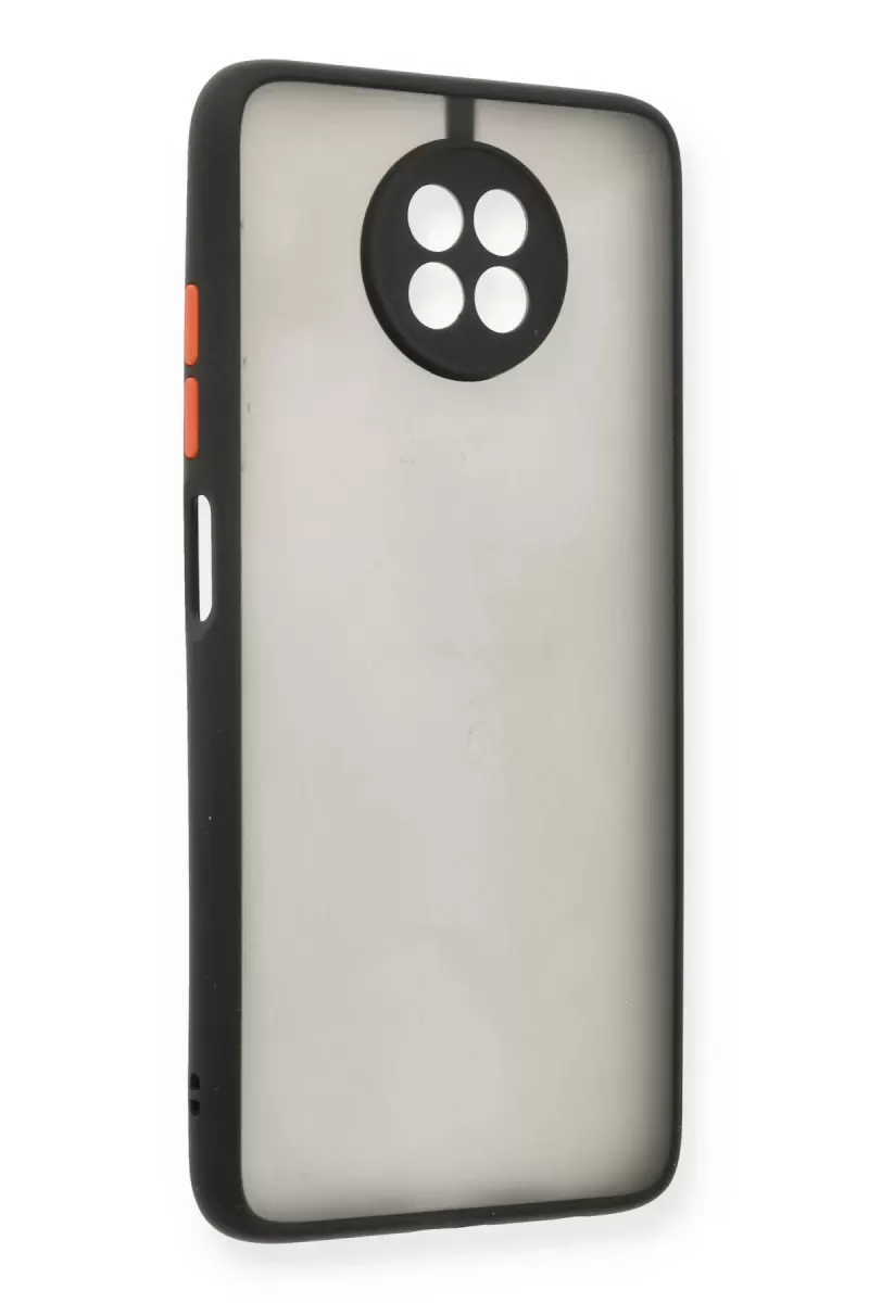 Note 9 5G Kılıf Montreal Silikon Kapak - Siyah