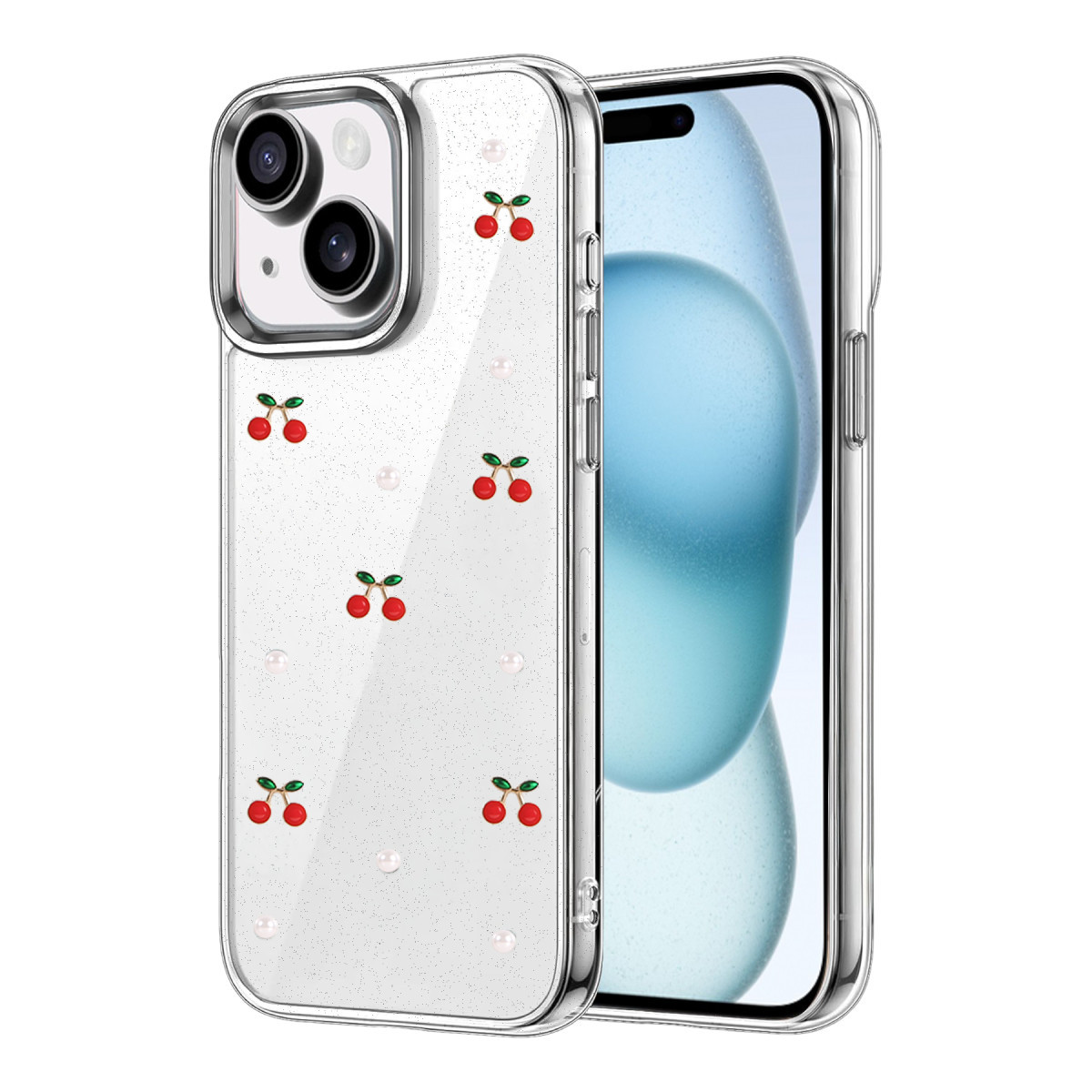 iPhone 14 Fiyonk Desenli Kapak - Desen 9