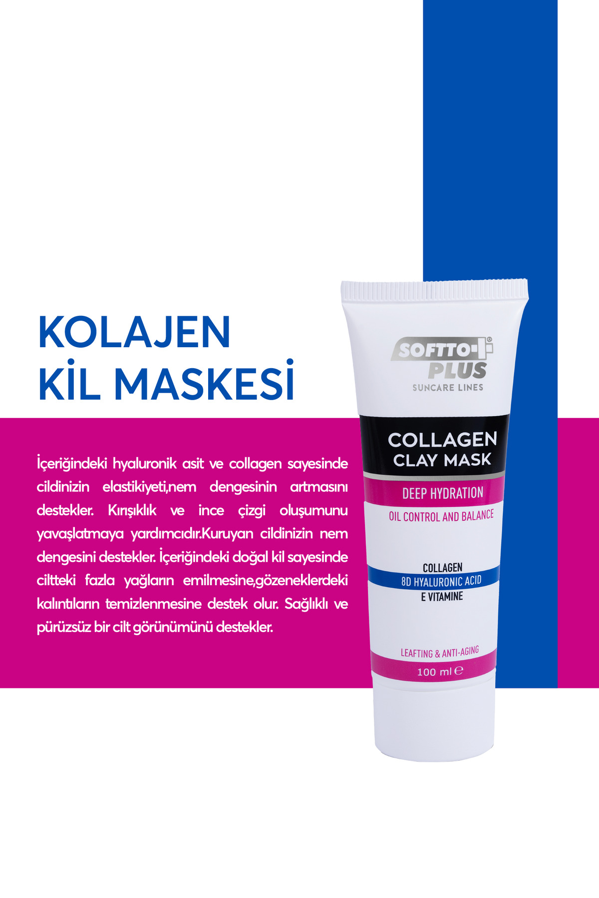 Kolajen Kil Maskesi Yoğun 100 Ml