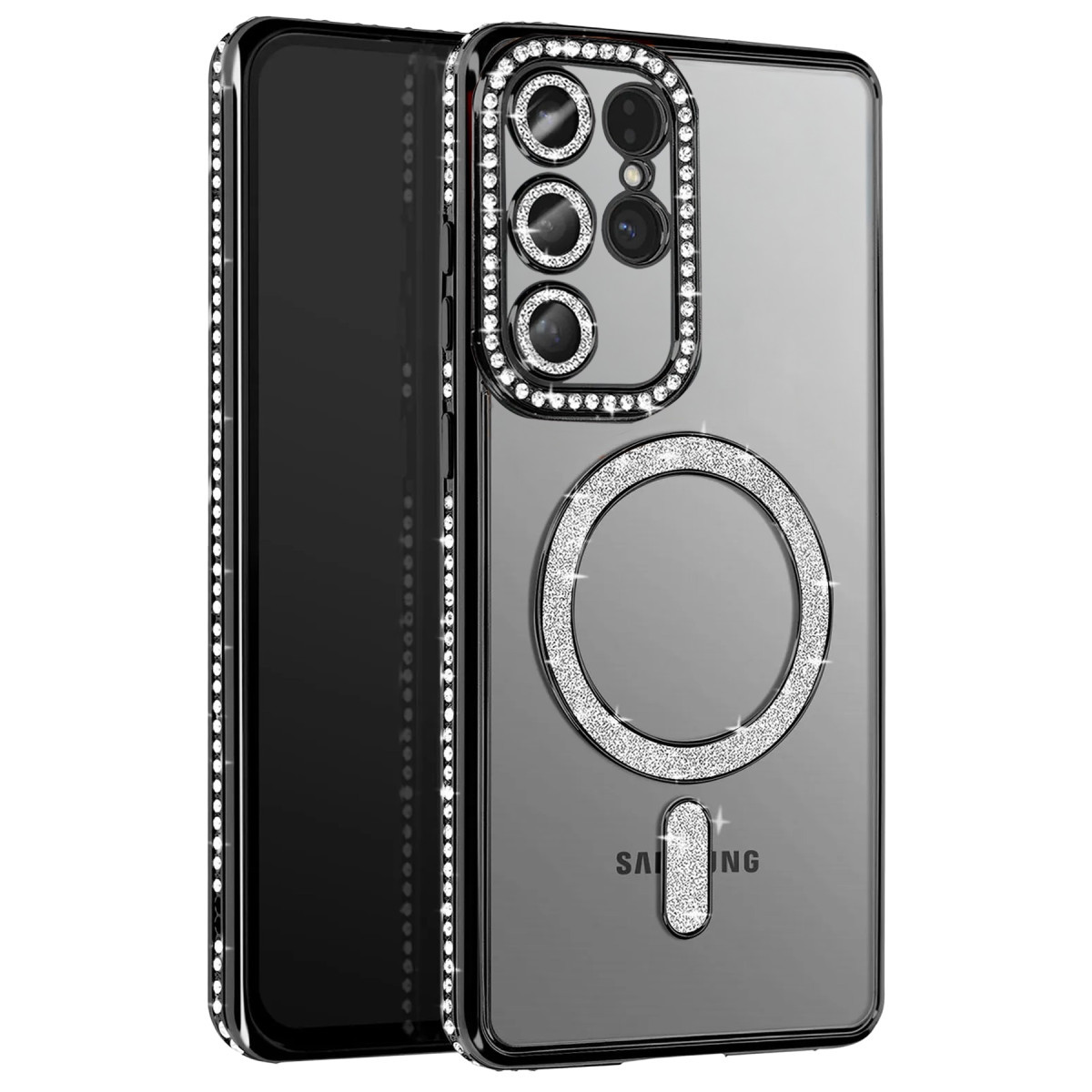 Galaxy S26 Ultra Joke Simli Magneticsafe Kılıf - Siyah