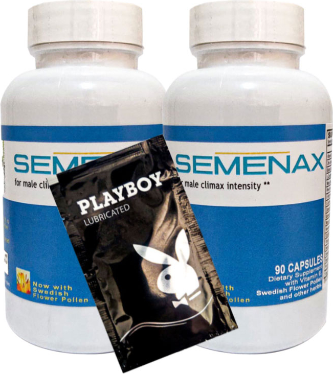 Playboy Jel + Semenax Erkeklere Özel Destekleyici 90lı x 2 adet
