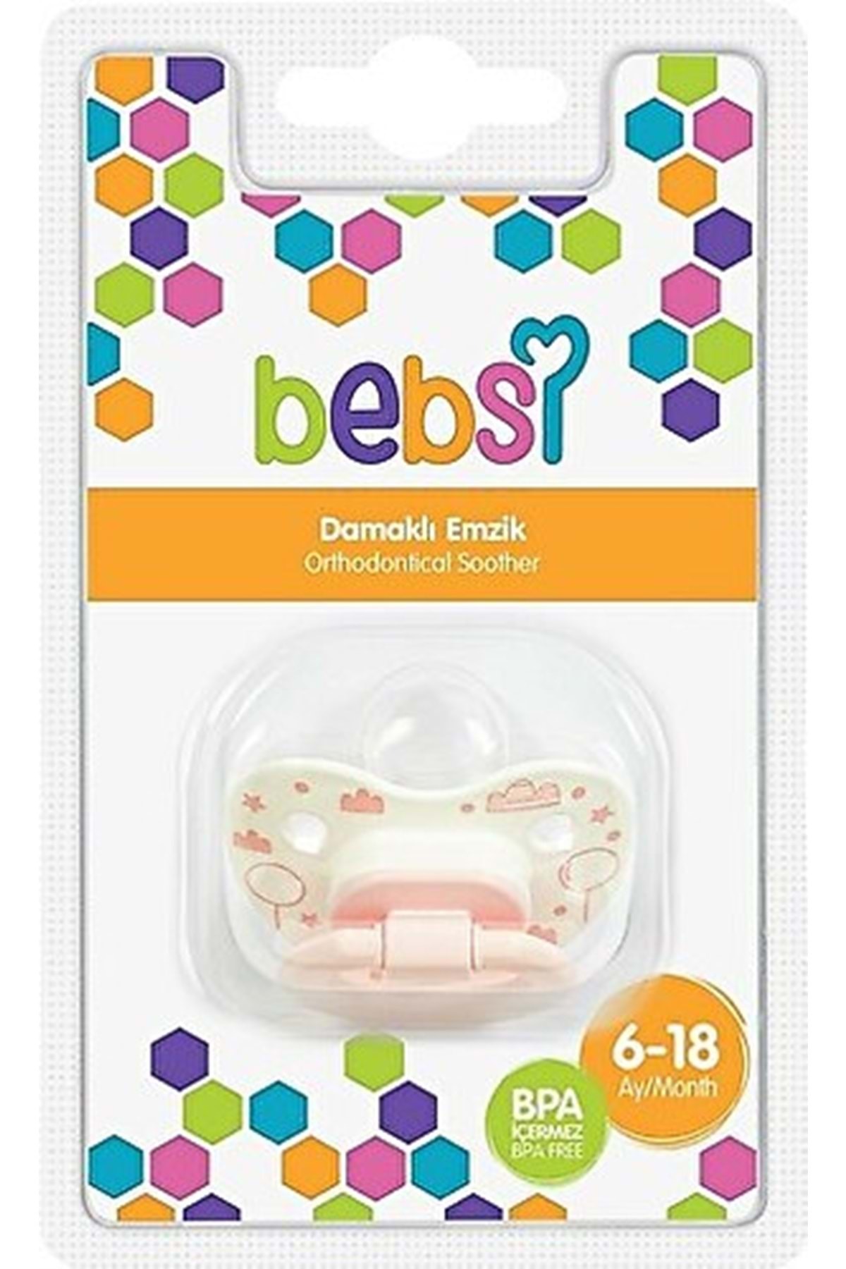 Desenli Damaklı Emzik 6-18
