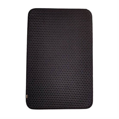 Kum Toplayıcı Fonsiyonel Kedi Tuvaleti Önü Paspası 50x75 Cm Siyah