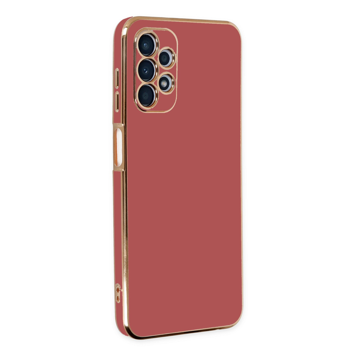 Galaxy A13 4G Kılıf Volet Silikon - Kırmızı