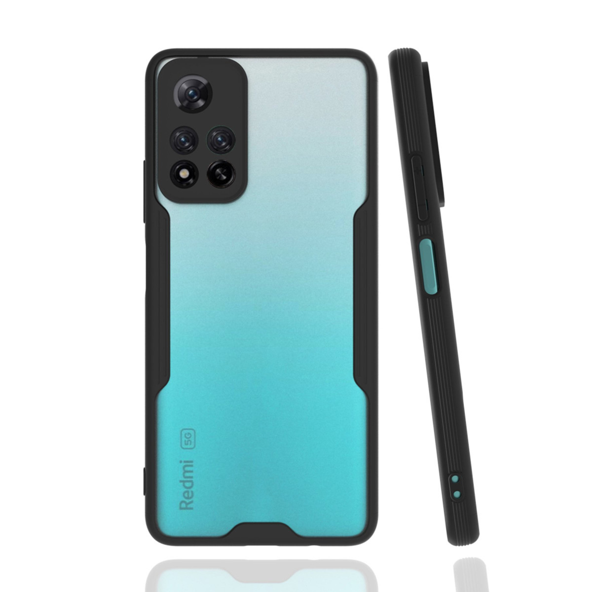Redmi Note 11 Pro Plus 5G Kılıf Platin Silikon - Siyah