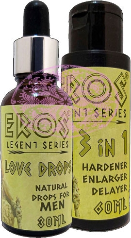 Eros Legent Erkeğe Özeı 3 Özellik Bakım Kremi 60 ml + Erkekdamla 30 ml