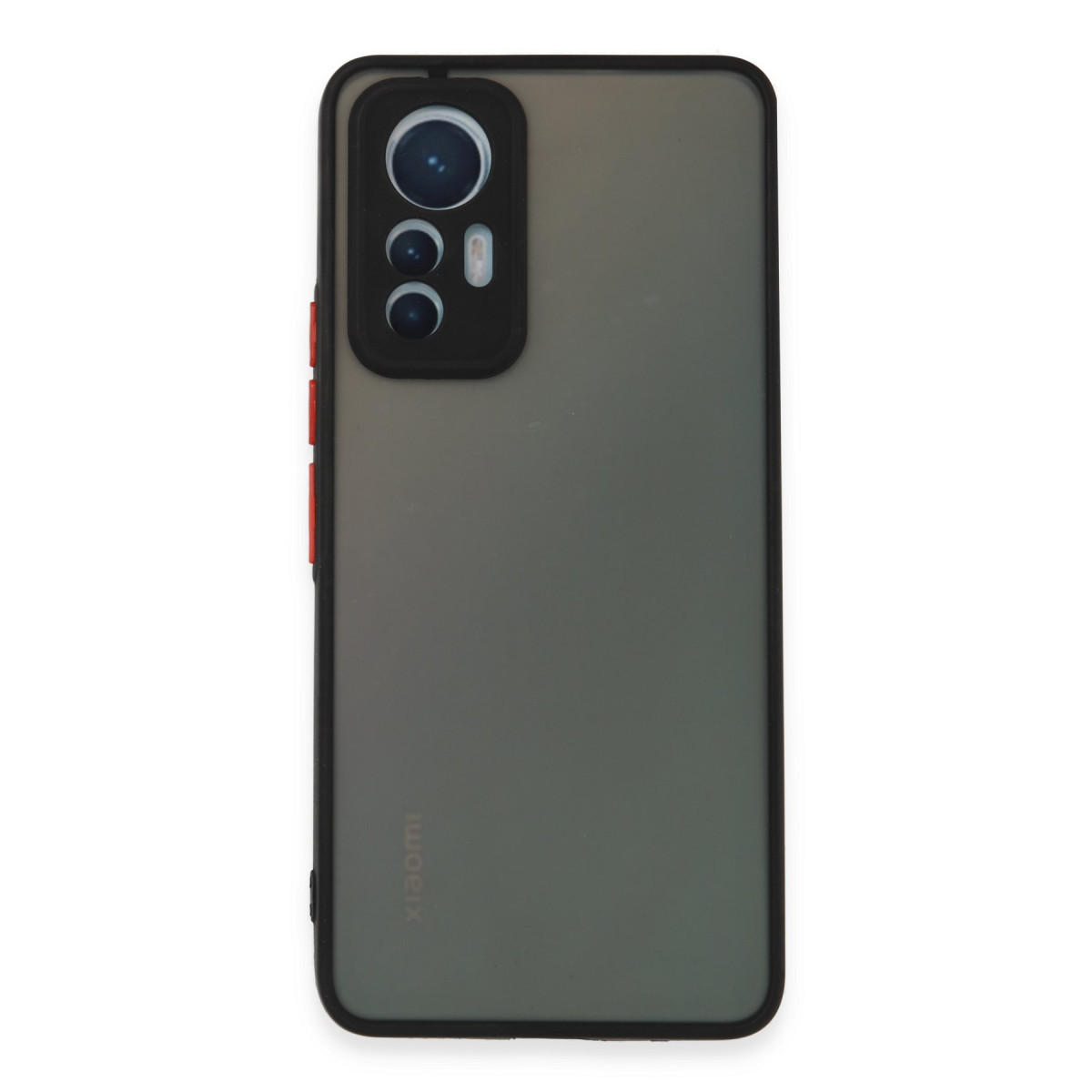 Mi 12 Lite Kılıf Montreal Silikon Kapak - Siyah