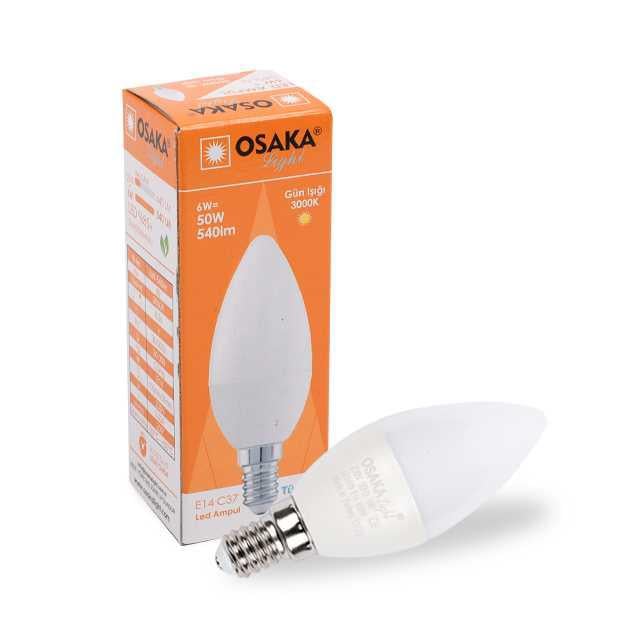 Led015 E14 6W Buji Günışığı Led Ampul 1 Adet