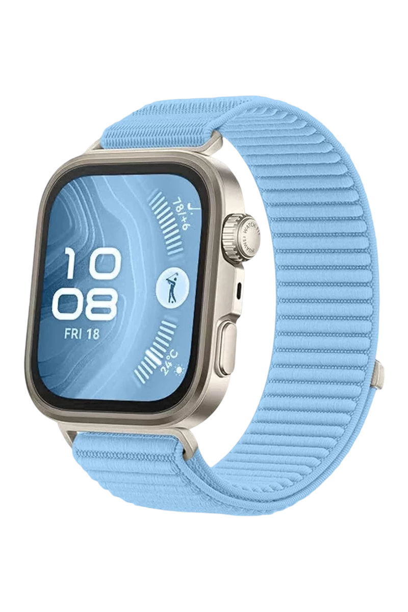 Huawei Fit 4 Braid Kordon - Açık Mavi